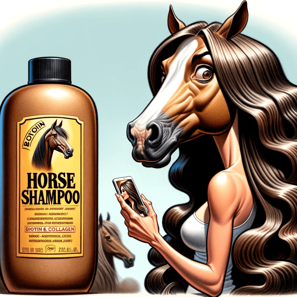 Shampoo de Caballo para el Crecimiento del Cabello